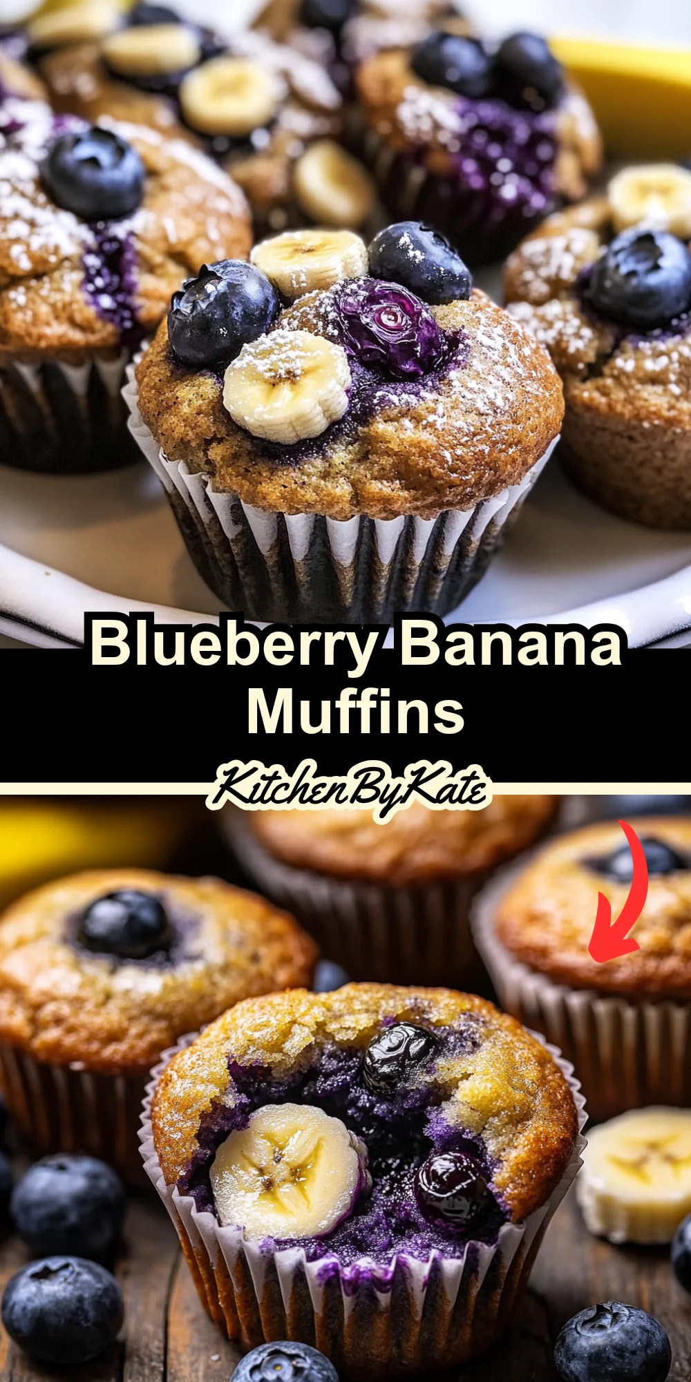 Blueberry Banana Muffins Blueberry Banana Muffins