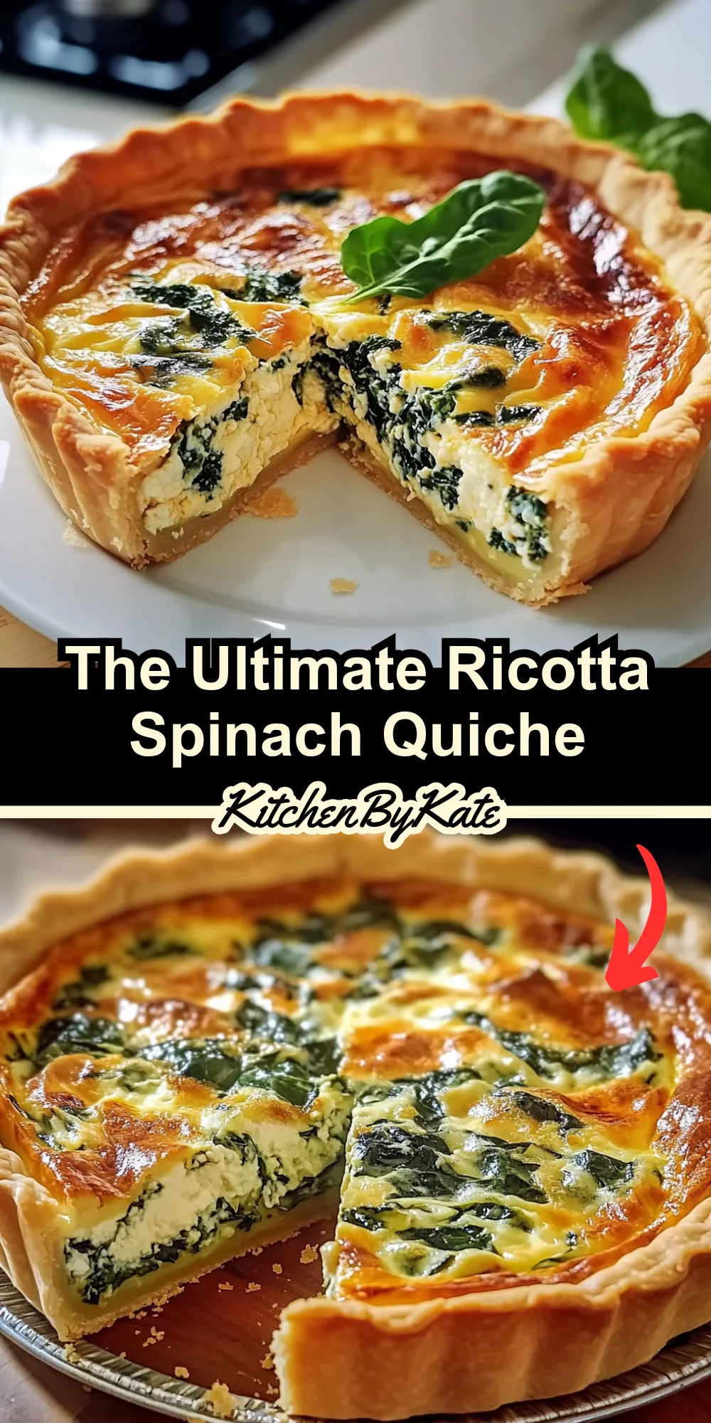 The Ultimate Ricotta Spinach Quiche The Ultimate Ricotta Spinach Quiche