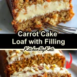 Carrot Cake Loaf with Filling