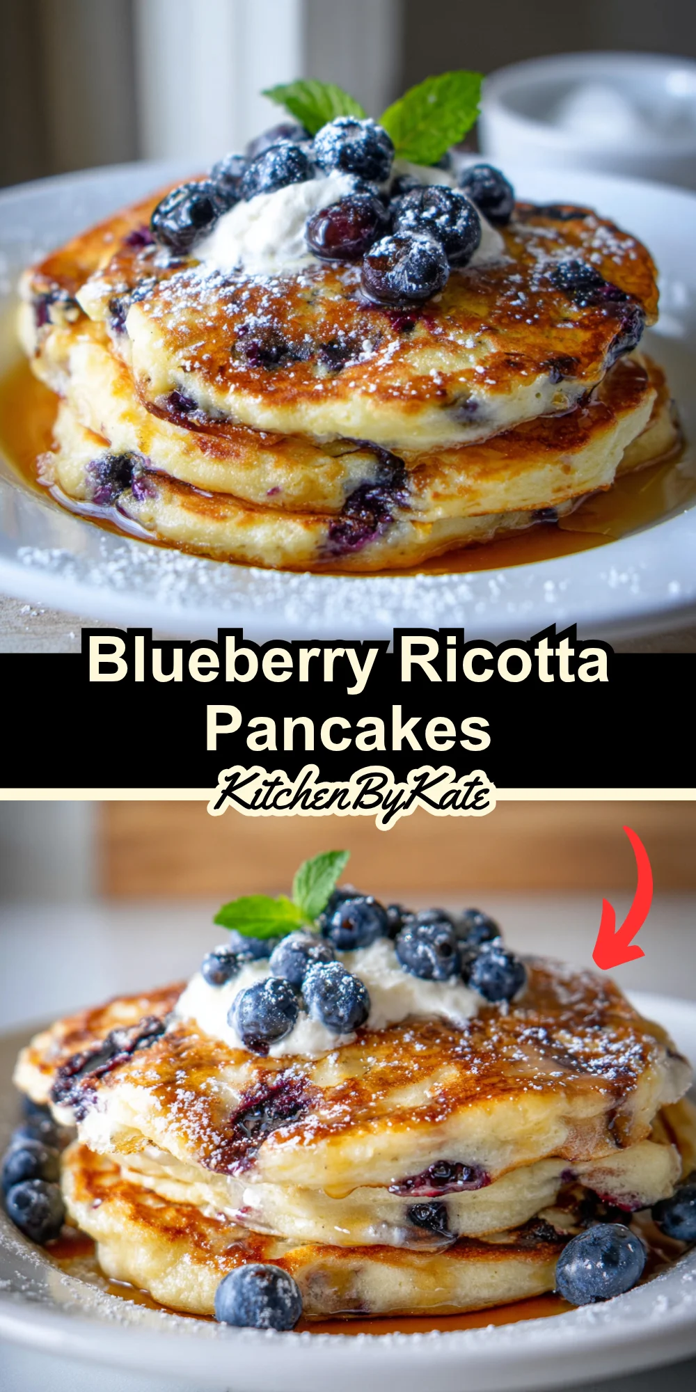 Blueberry Ricotta Pancakes Blueberry Ricotta Pancakes