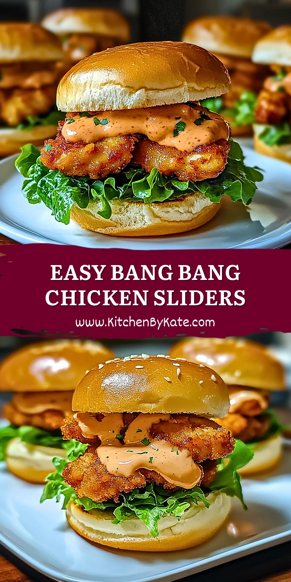 Easy Bang Bang Chicken Sliders Easy Bang Bang Chicken Sliders