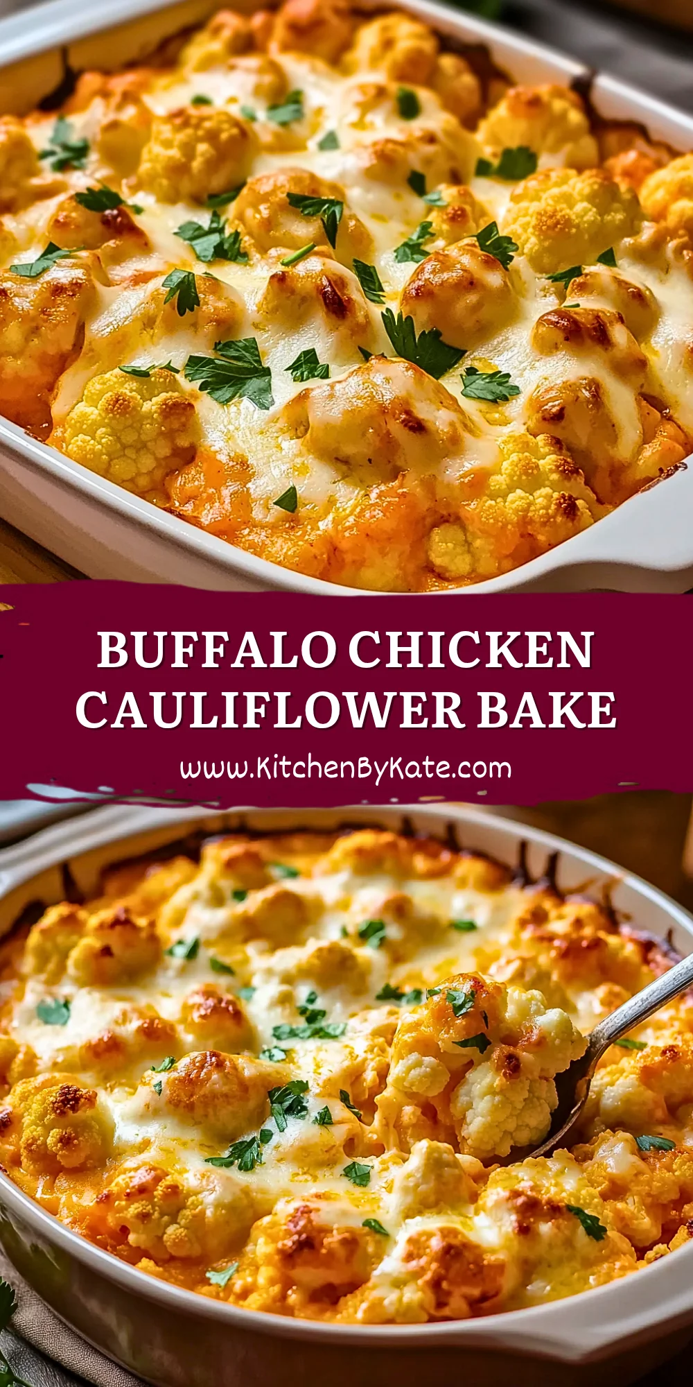 Buffalo Chicken Cauliflower Bake Buffalo Chicken Cauliflower Bake
