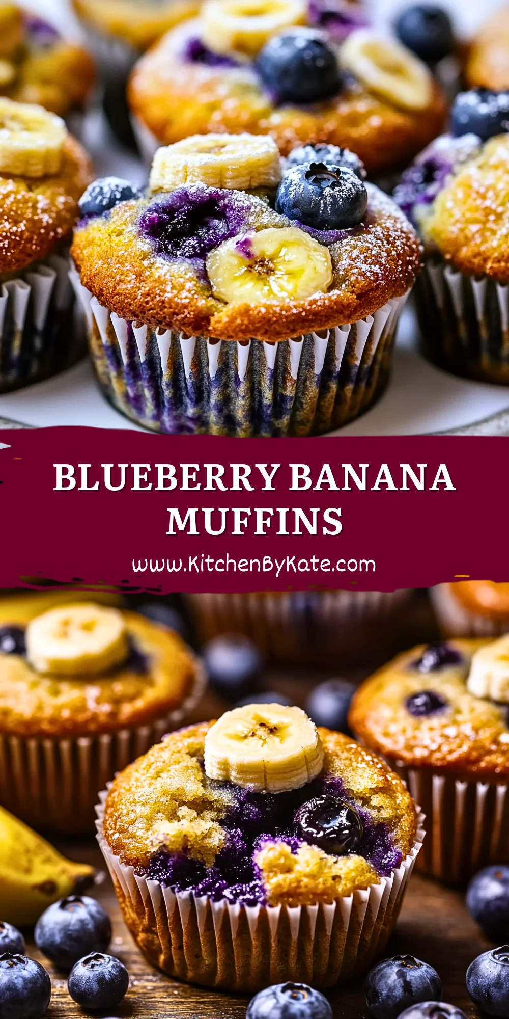 Blueberry Banana Muffins Blueberry Banana Muffins