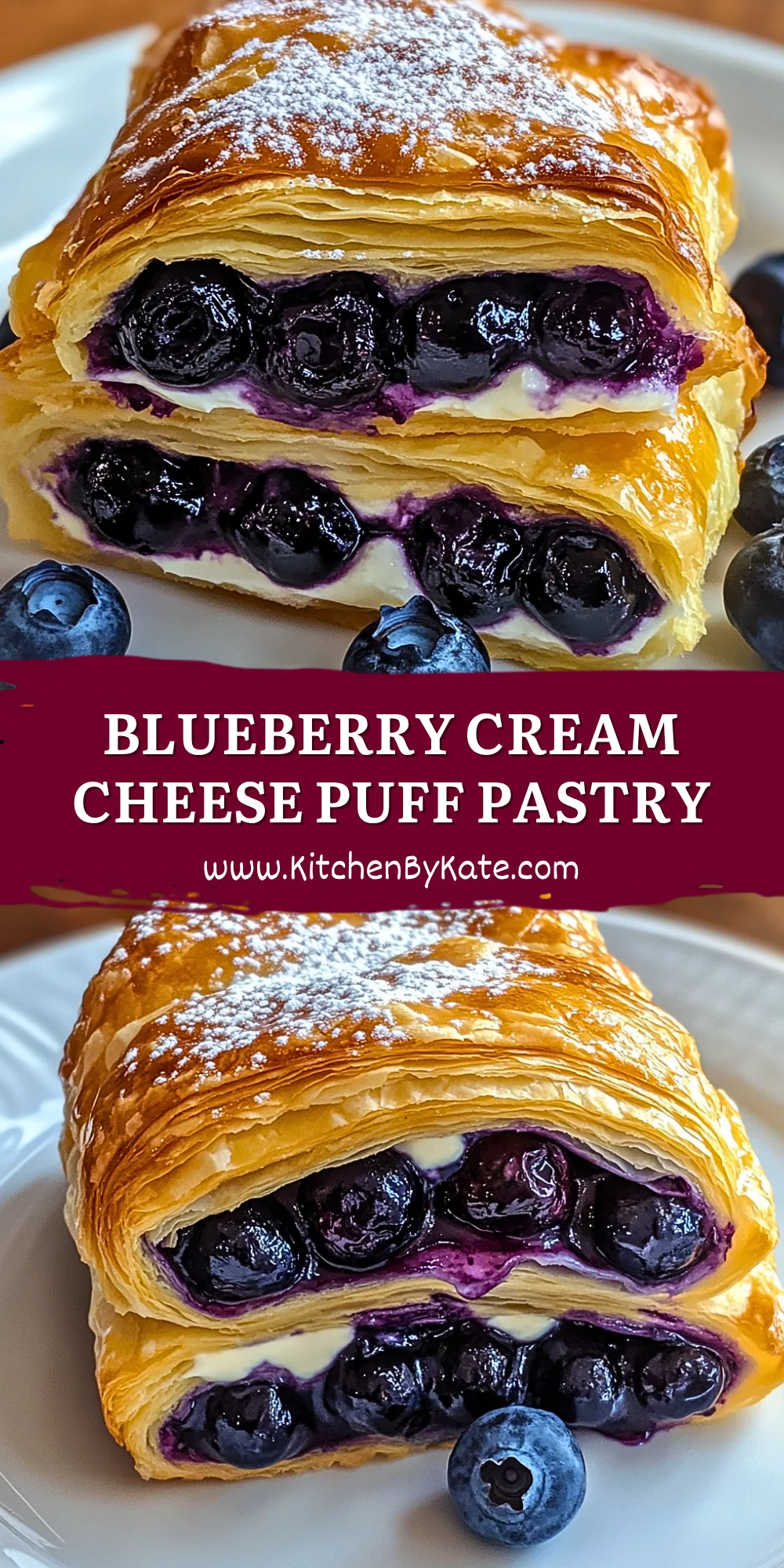 Blueberry Cream Cheese Puff Pastry Blueberry Cream Cheese Puff Pastry