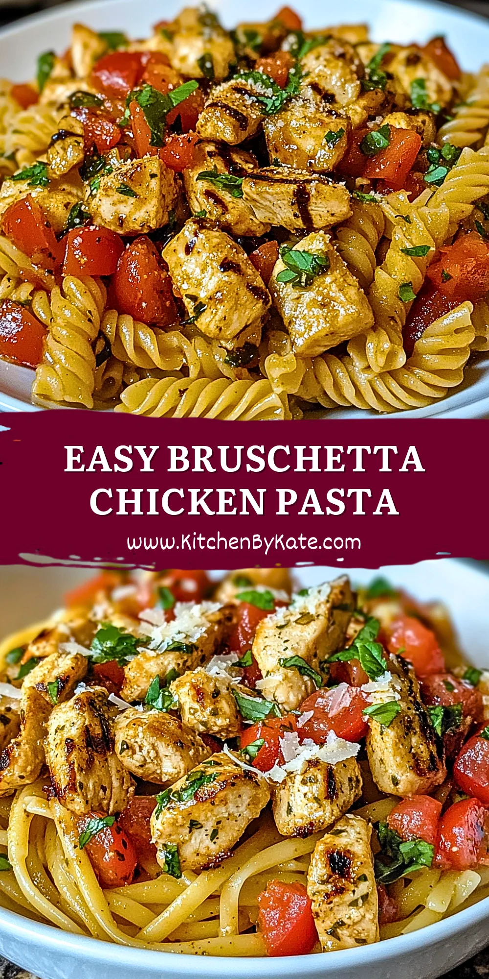 Easy Bruschetta Chicken Pasta Easy Bruschetta Chicken Pasta