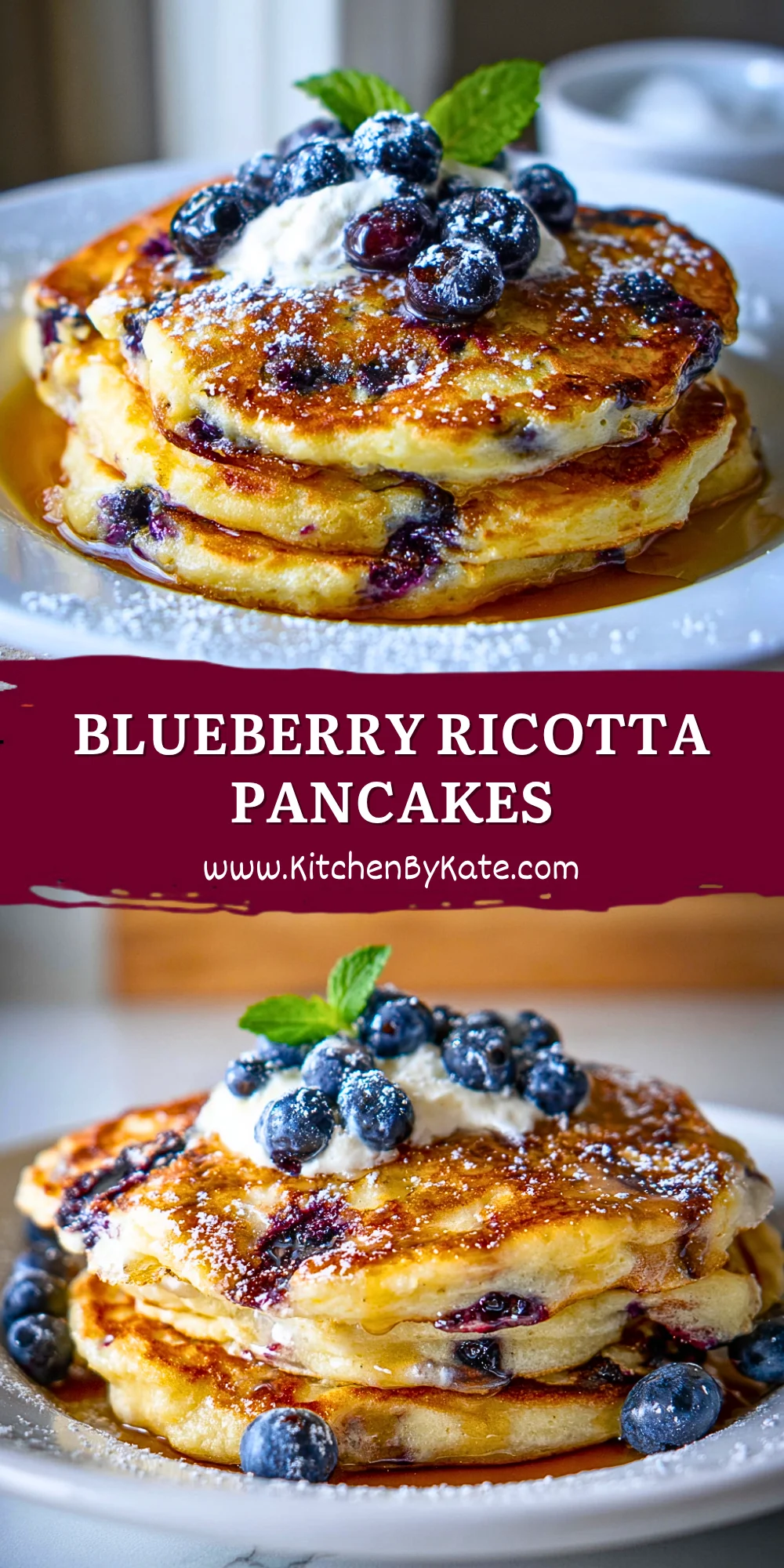 Blueberry Ricotta Pancakes Blueberry Ricotta Pancakes